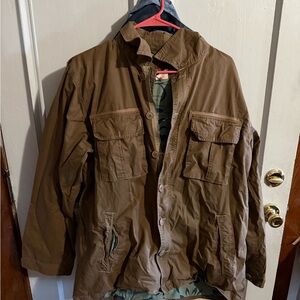 Brown Utility Jacket 100% cotton